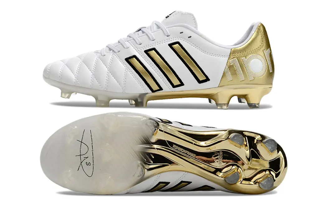Toni Kroos x Adidas 11Pro FG - White/Gold/Black