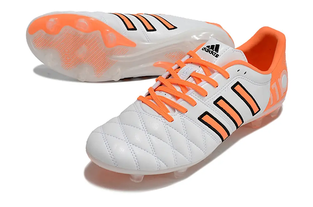 Adidas Adipure 11Pro FG - White/Electric Orange/Black