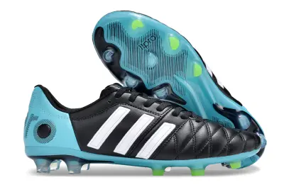 Adidas Adipure 11Pro FG - Black/Bright Aqua/Lime Green