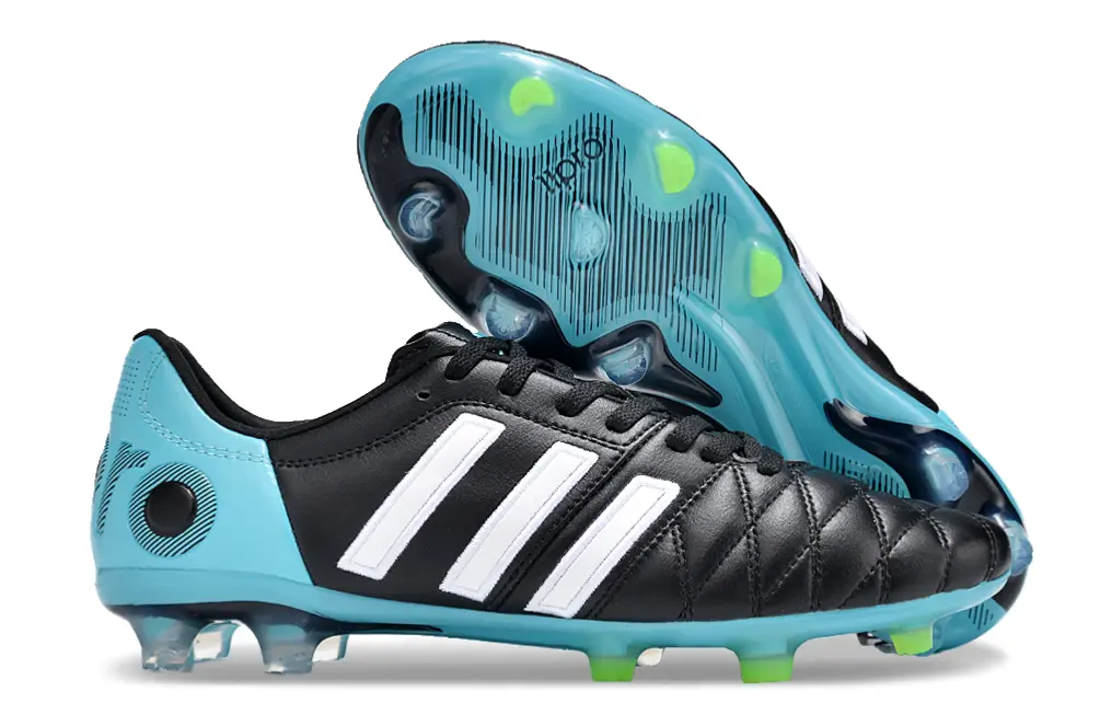 Adidas Adipure 11Pro FG - Black/Bright Aqua/Lime Green
