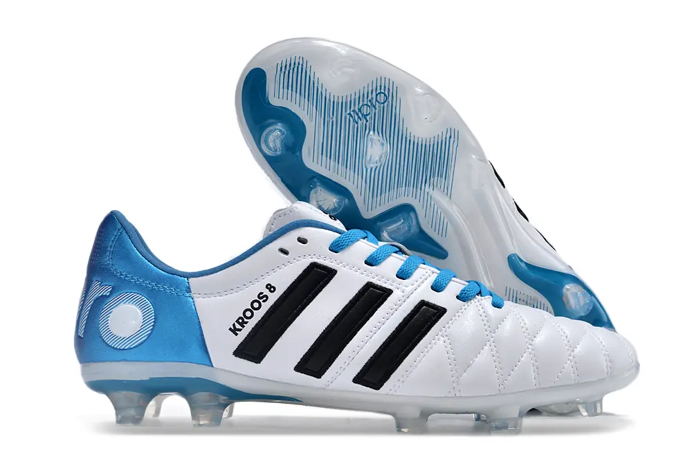 Toni Kroos x Adidas Adipure 11Pro FG - White/Sky Blue/Black