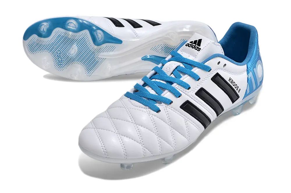 Toni Kroos x Adidas Adipure 11Pro FG - White/Sky Blue/Black