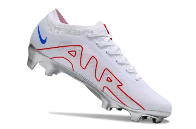 Nike Air Zoom Mercurial Vapor 15 Elite 200 FG - White/Bright Red/Metallic Silver
