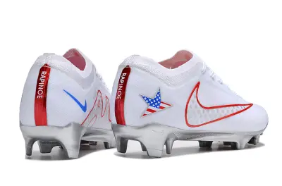 Nike Air Zoom Mercurial Vapor 15 Elite 200 FG - White/Bright Red/Metallic Silver