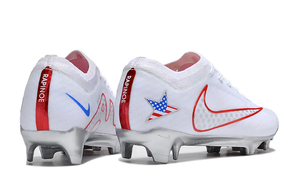 Nike Air Zoom Mercurial Vapor 15 Elite 200 FG - White/Bright Red/Metallic Silver