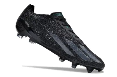 Adidas X Crazyfast Strung+ FG - Black/Midnight Black/Charcoal Gray