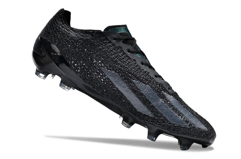 Adidas X Crazyfast Strung+ FG - Black/Midnight Black/Charcoal Gray