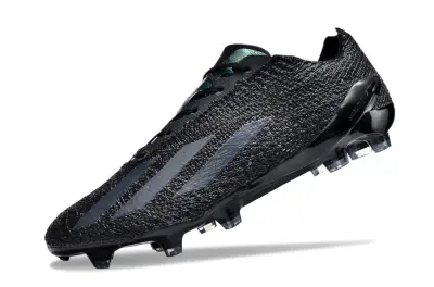 Adidas X Crazyfast Strung+ FG - Black/Midnight Black/Charcoal Gray