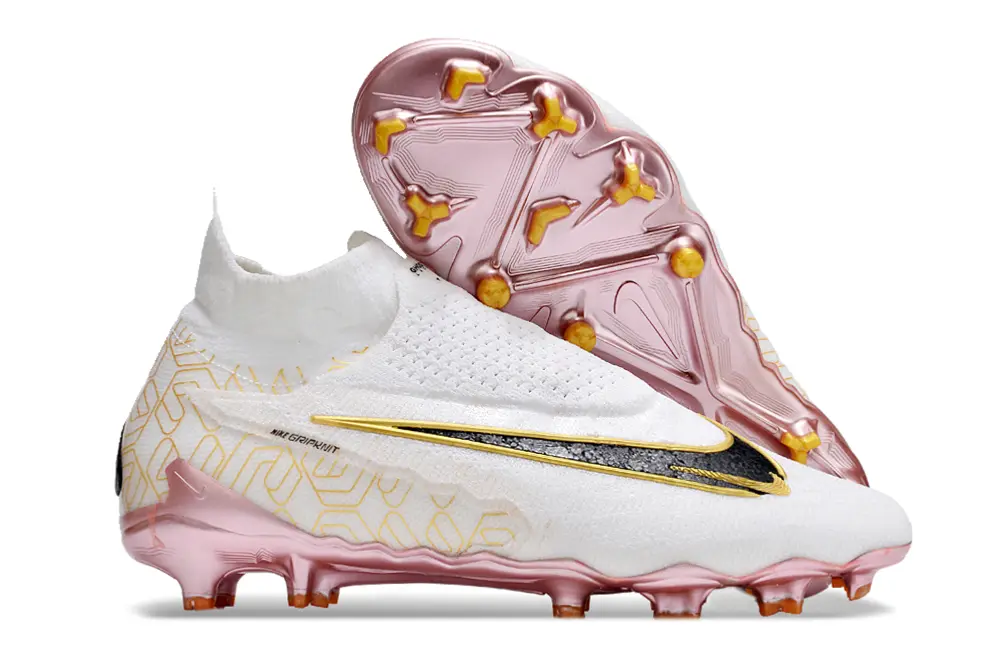 Nike Phantom GX Elite DF FG - White/Metallic Gold/Rose Gold