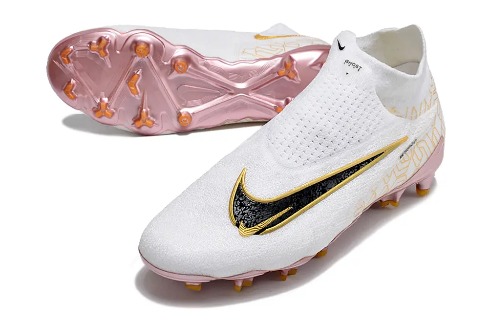 Nike Phantom GX Elite DF FG - White/Metallic Gold/Rose Gold