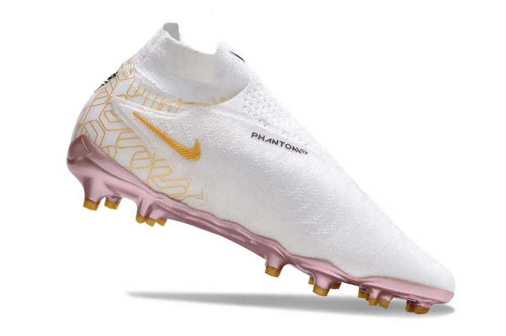 Nike Phantom GX Elite DF FG - White/Metallic Gold/Rose Gold