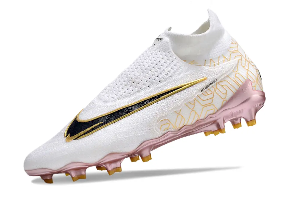 Nike Phantom GX Elite DF FG - White/Metallic Gold/Rose Gold