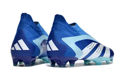 Adidas Predator Accuracy+ Laceless FG - Blue/Ice Blue/White
