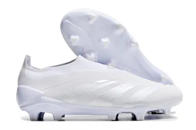 Adidas Predator Elite Laceless FG - White/Frosted Pearl/Crystal White