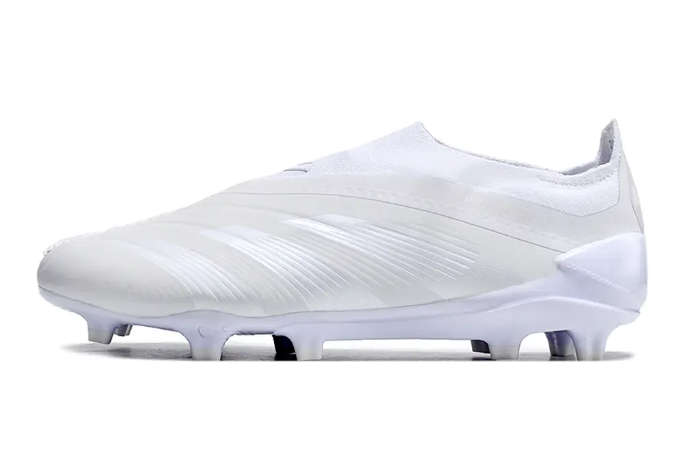 Adidas Predator Elite Laceless FG - White/Frosted Pearl/Crystal White