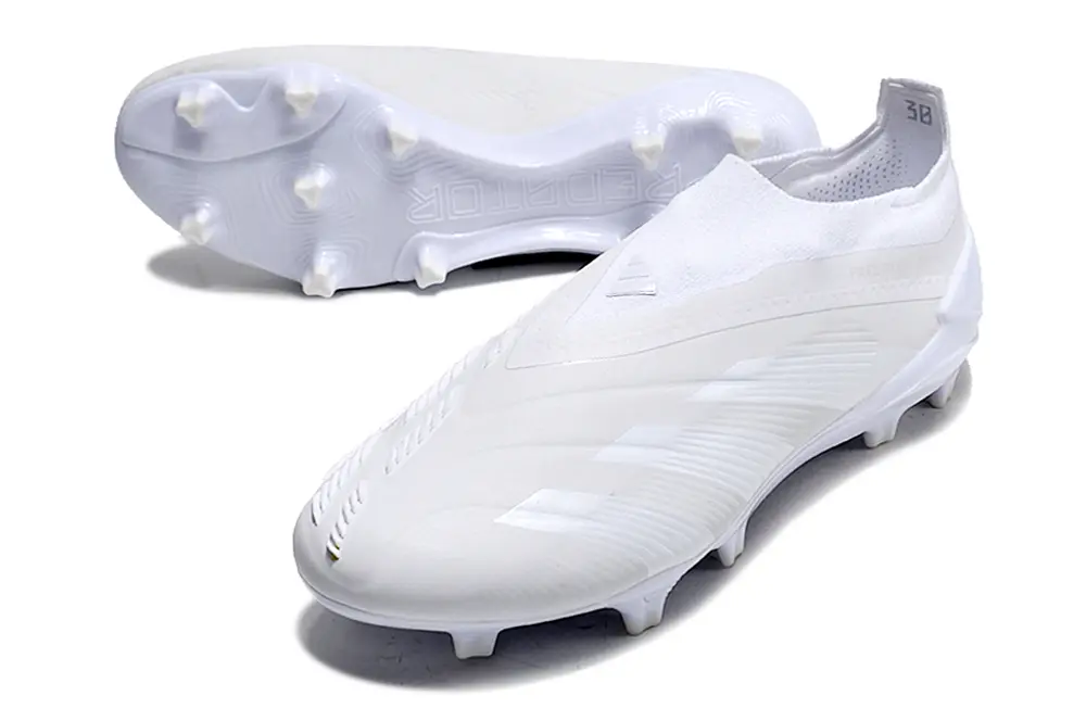 Adidas Predator Elite Laceless FG - White/Frosted Pearl/Crystal White
