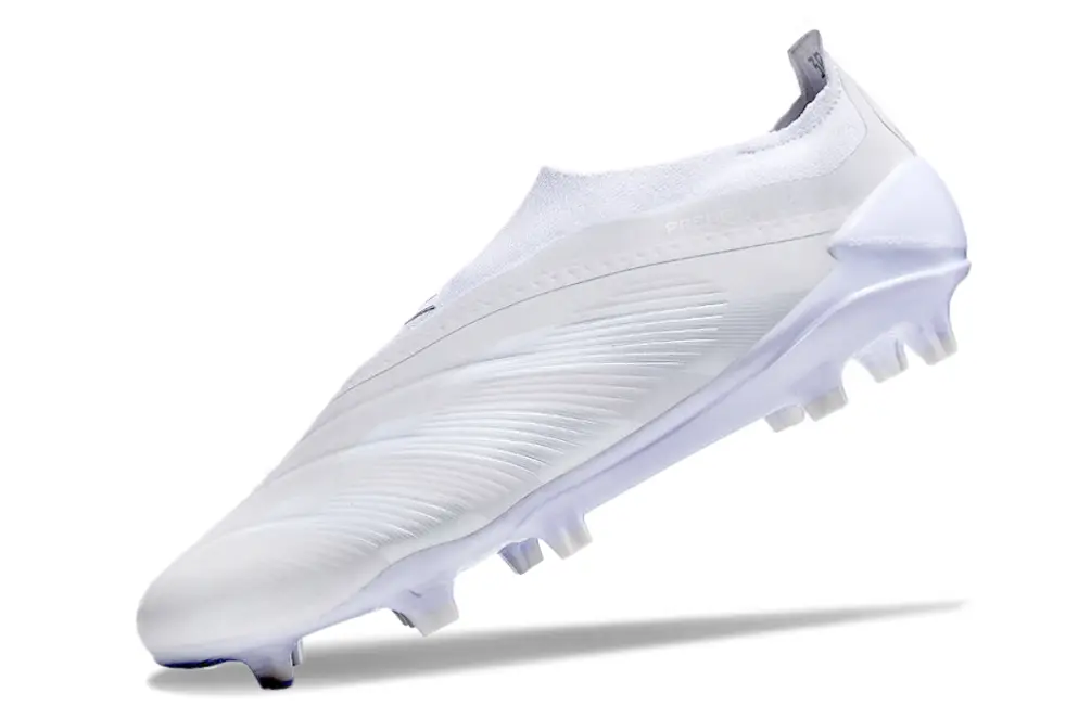 Adidas Predator Elite Laceless FG - White/Frosted Pearl/Crystal White