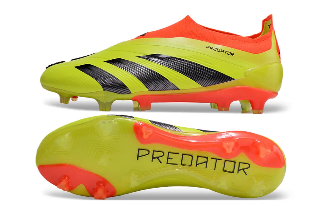 Adidas Predator Elite Laceless FG - Yellow/Neon Yellow/Black