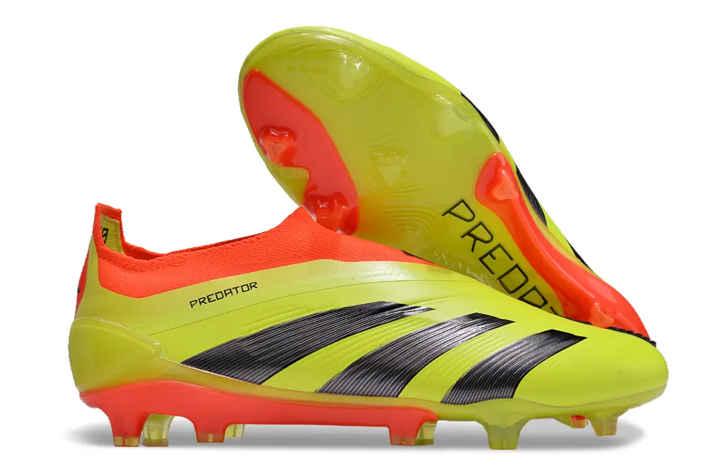 Adidas Predator Elite Laceless FG - Yellow/Neon Yellow/Black