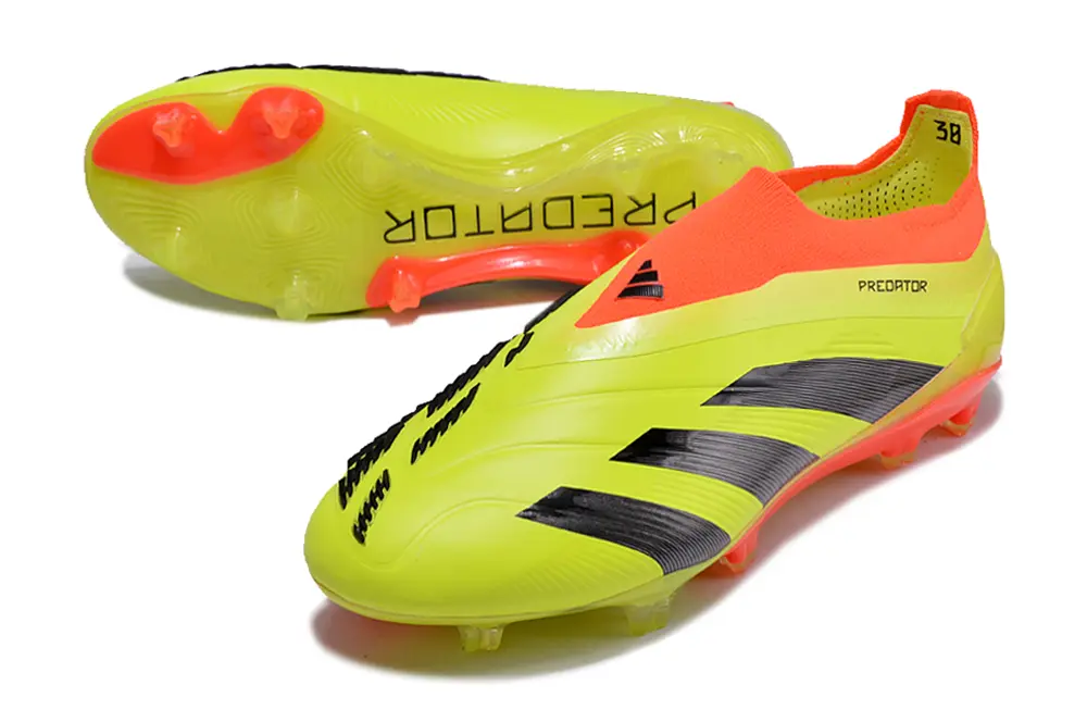 Adidas Predator Elite Laceless FG - Yellow/Neon Yellow/Black