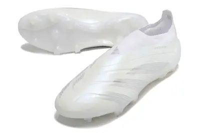 Adidas Predator Elite Laceless FG - White/Crystal White/Snow White