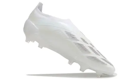 Adidas Predator Elite Laceless FG - White/Crystal White/Snow White