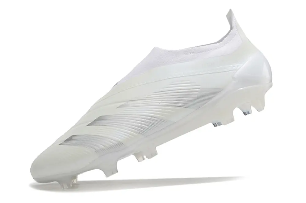 Adidas Predator Elite Laceless FG - White/Crystal White/Snow White