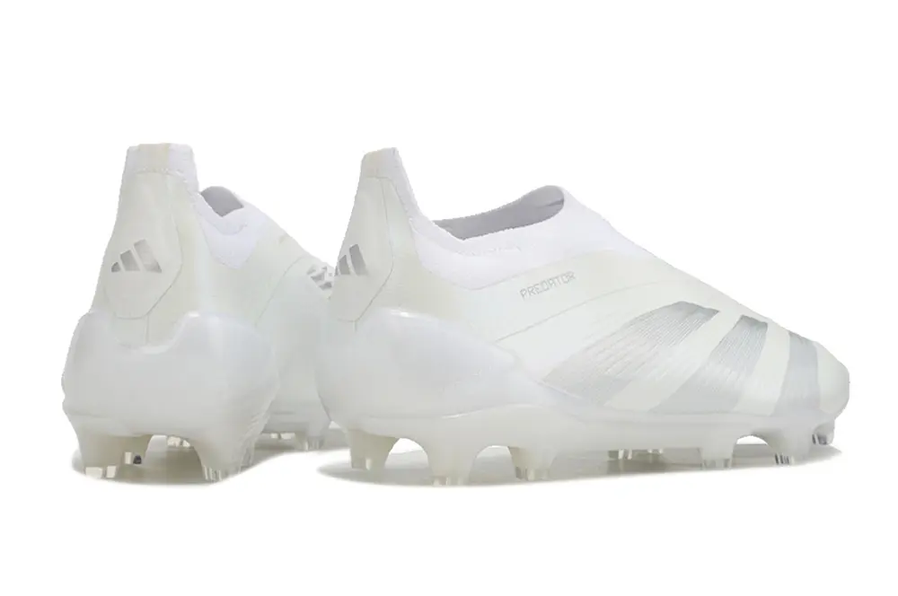 Adidas Predator Elite Laceless FG - White/Crystal White/Snow White