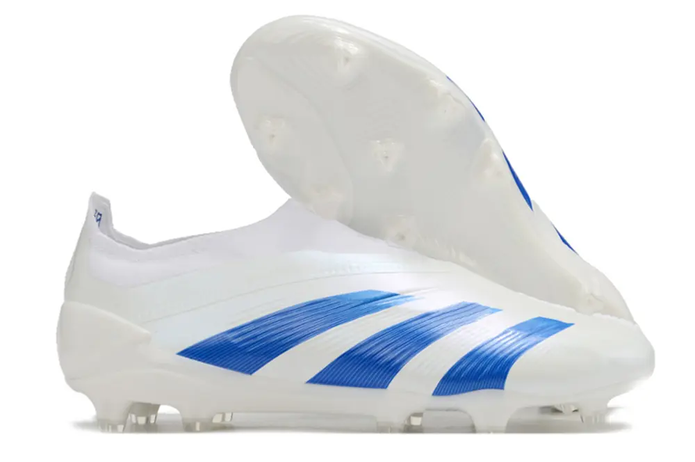 Adidas Predator Elite Laceless FG - White/Royal Blue/White