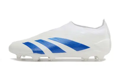 Adidas Predator Elite Laceless FG - White/Royal Blue/White