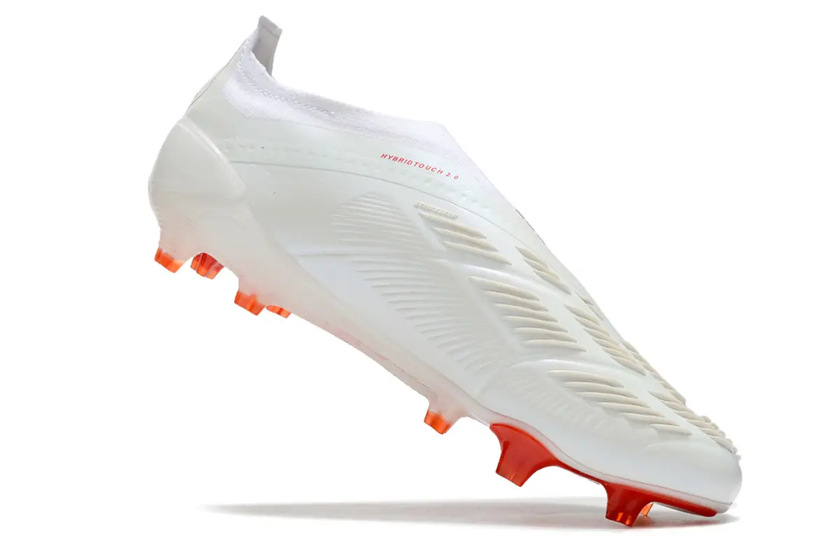 Adidas Predator Elite Laceless FG - White/Crimson Red/White