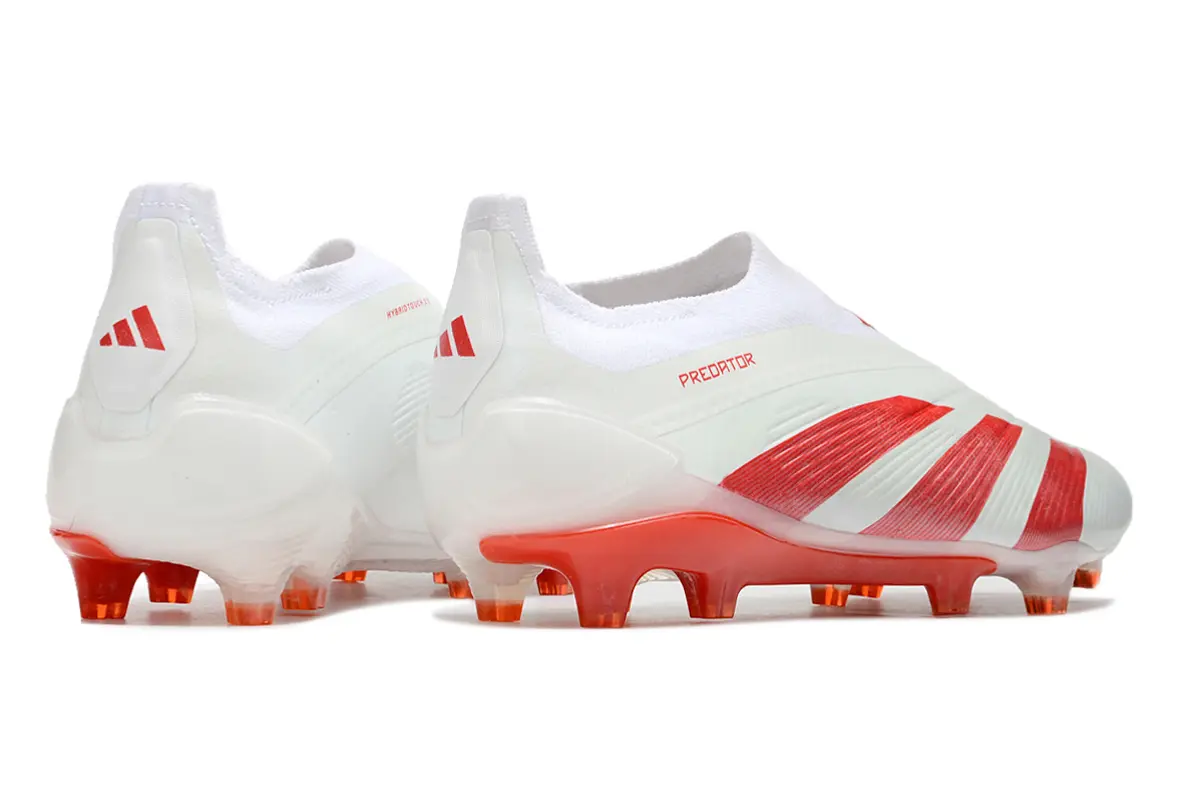 Adidas Predator Elite Laceless FG - White/Crimson Red/White
