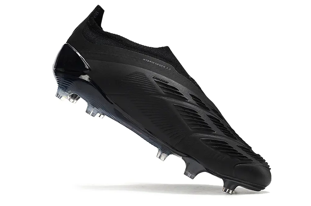 Adidas Predator Elite Laceless FG - Black/Shadow Black/Steel Grey