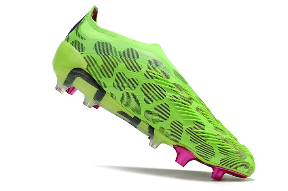 Adidas Predator Elite Laceless FG - Green/Neon Green/Fuchsia Pink