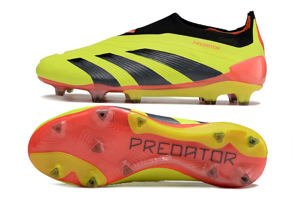 Adidas Predator Elite Laceless FG - Yellow/Fluorescent Yellow/Black