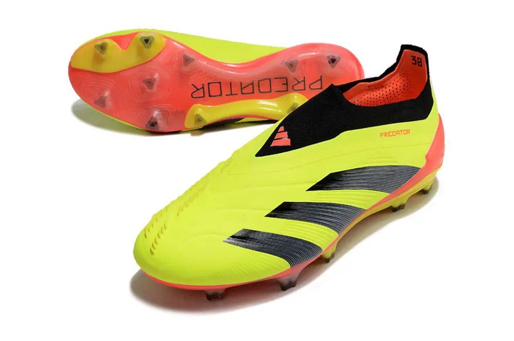 Adidas Predator Elite Laceless FG - Yellow/Fluorescent Yellow/Black