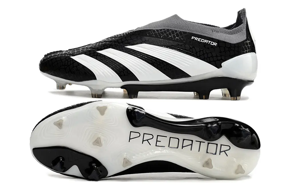 Adidas Predator Elite Laceless FG - Black/Elegant Black/Crips White