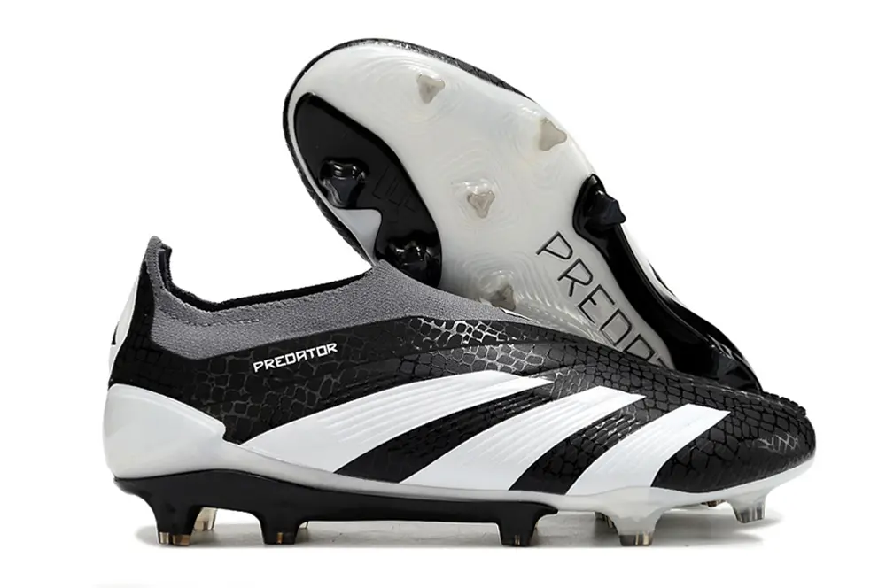 Adidas Predator Elite Laceless FG - Black/Elegant Black/Crips White