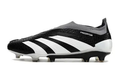 Adidas Predator Elite Laceless FG - Black/Elegant Black/Crips White