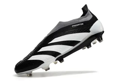 Adidas Predator Elite Laceless FG - Black/Elegant Black/Crips White