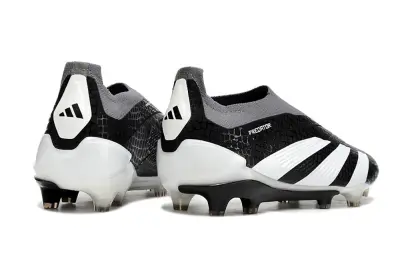 Adidas Predator Elite Laceless FG - Black/Elegant Black/Crips White
