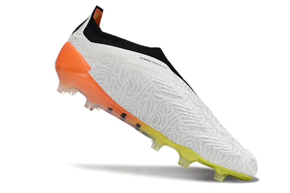 Adidas Predator Elite Laceless FG - White/Solar Yellow/Bright Orange