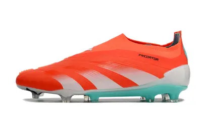 Adidas Predator Elite Laceless FG - Orange/Coral Glow/Turquoise Blue