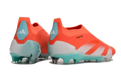 Adidas Predator Elite Laceless FG - Orange/Coral Glow/Turquoise Blue