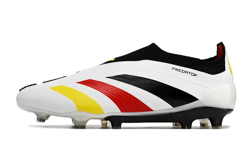 Adidas Predator Elite Laceless FG - White/Red/Yellow