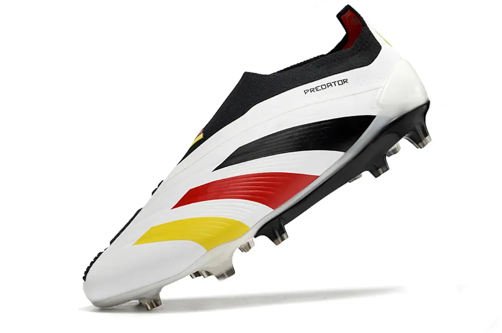 Adidas Predator Elite Laceless FG - White/Red/Yellow