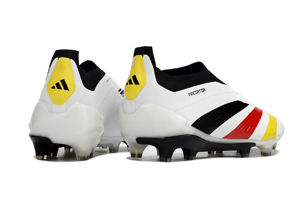 Adidas Predator Elite Laceless FG - White/Red/Yellow