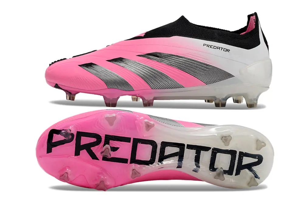 Adidas Predator Elite Laceless FG - Pink/Luminous Pink/Pearl White