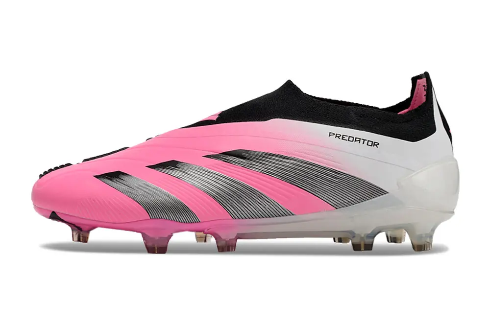 Adidas Predator Elite Laceless FG - Pink/Luminous Pink/Pearl White
