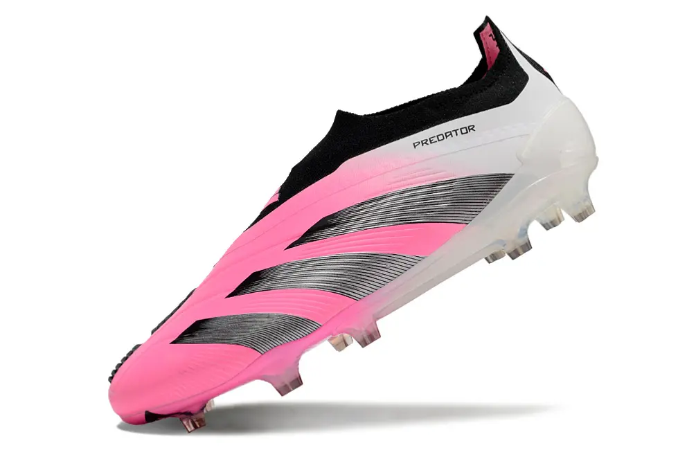 Adidas Predator Elite Laceless FG - Pink/Luminous Pink/Pearl White